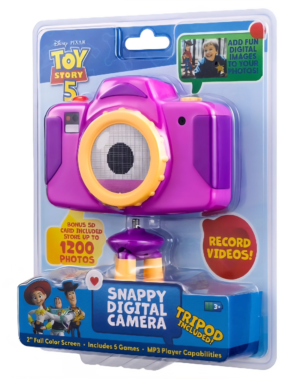 Toy Story 5 Snappy Digital Camera - Purple New